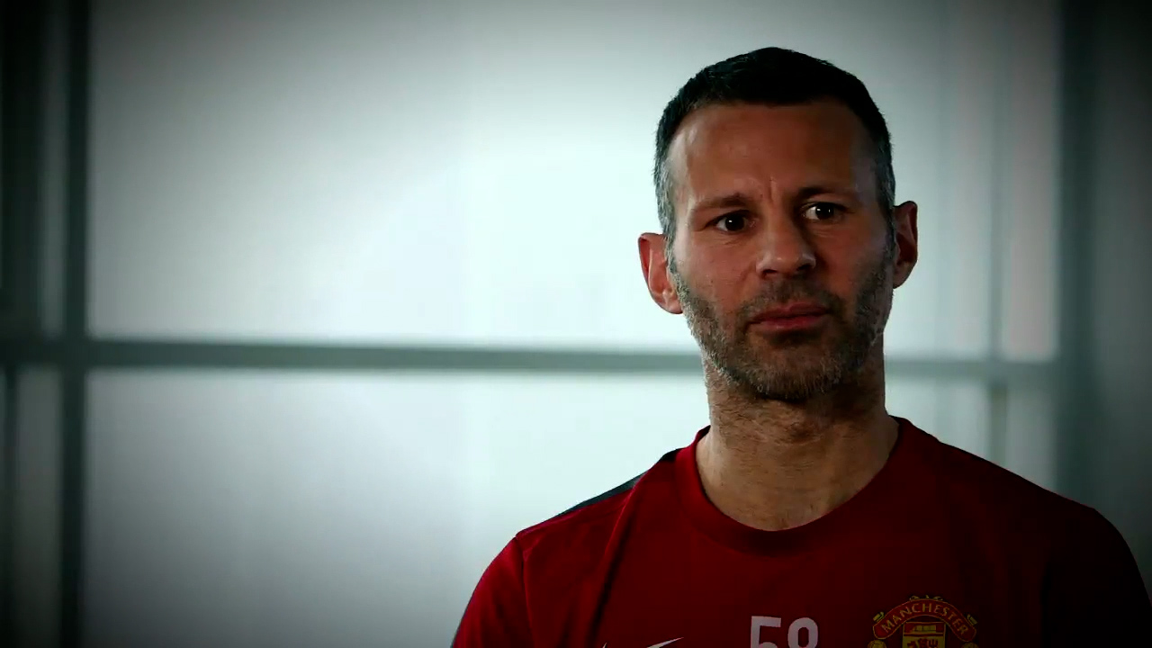 Ryan Giggs being interviewed for Fox Sports.